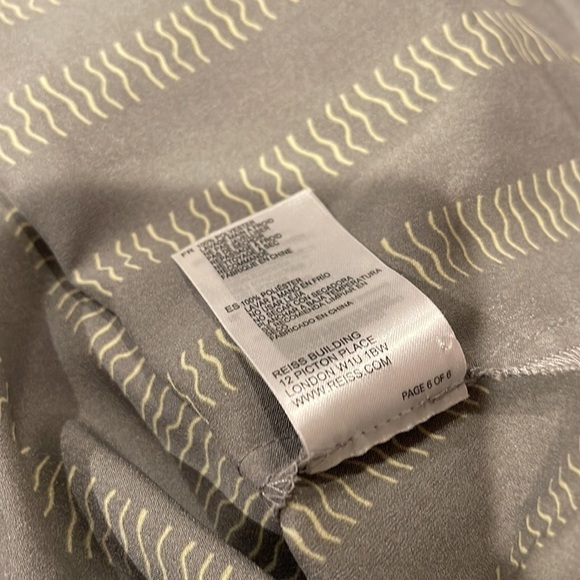 REISS Maribel Oversize Shirt Dress 6 - Picture 8 of 9